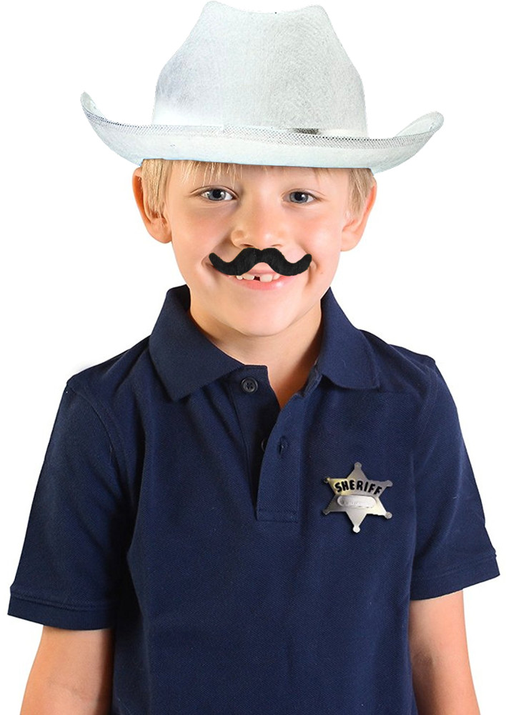 childs white cowboy hat