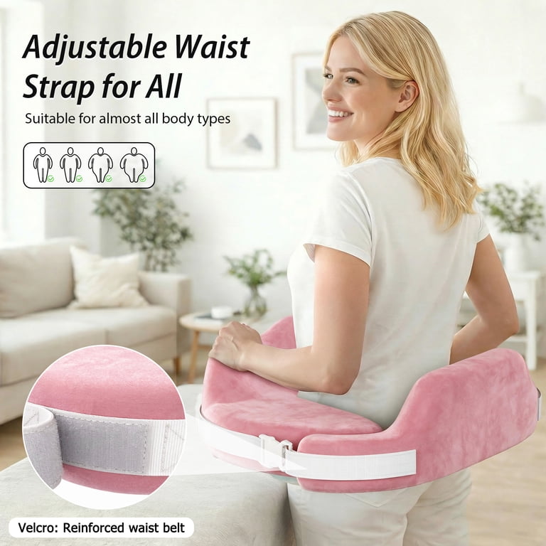 Vipuse Minikid Nursing Pillow, 60D Memory Foam Pink photo 4