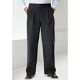 thumbnail image 5 of KingSize Men's Big & Tall Wrinkle-Free Double-Pleat Pant With Side-Elastic Waist, 5 of 6