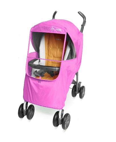 Rain Cover Elegance Plus Stroller Weather Shield Manito Pink 