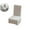 Gray, variant on Chair Covers for Dining Room, Stretch Jacquard Dining Chair Slipcover Covers, Removable Washable Waterproof Chair Covers, 14.96"x16.54"
