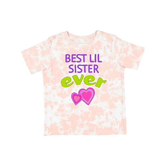 Inktastic Best Lil Sister Ever Girls Toddler T-Shirt