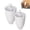 White#2pcs, variant on Spring Loaded Manual Donut Batter Dispenser, Hand Squeeze Plastic Doughnut Maker Tool, Reusable Non-Stick Pastry Mold for Homemade Donuts Pancakes DIY Kitchen Breakfast Baking