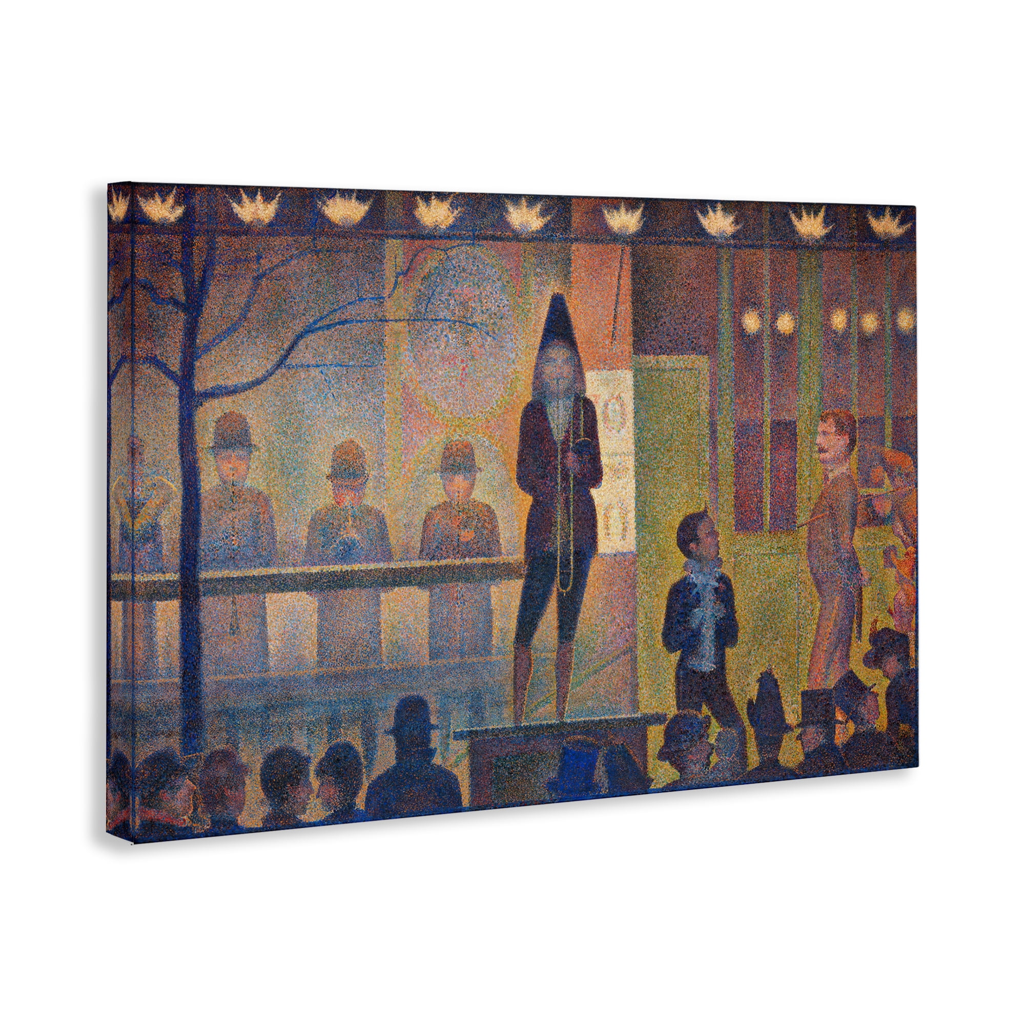Stupell Industries Classic Circus Sideshow People Painting Wrapped Canvas Art Print Wall Art, 30 x 20