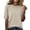 8# Beige, variant on Summer Short Sleeve Sweater for Women 2026 Casual Crew Neck Oversized Sweater Lightweight Knit Pullover Tops Orange M