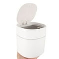 Axio Desktop Trash Can Mini Pressing Cover Garbage Bin Car Waste