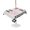 Pink, Black, White, variant on Outdoor Tablecloth with Umbrella Hole for Patio/Picnic/Party/Camping, Farmhouse HOME Waterproof Table Cloth Rectangle Table Cover Washable, Rustic Tulip Pink White Plaid Wooden (52"x 70")