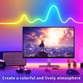 thumbnail image 5 of 100ft LED Neon Lights 24V RGB LED Rope Lights with Remote Control APP Control IP65 Waterproof Flexible Neon LED Strip Lights for Bedroom Room Outdoors Decor (2 Rolls of 50ft), 5 of 7