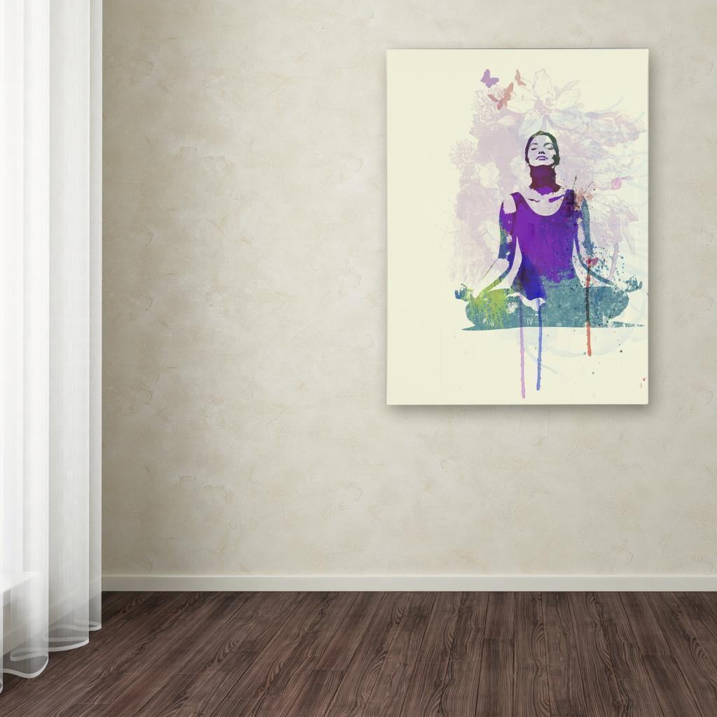 Trademark Fine Art "Meditating Mind" Canvas Art by Naxart