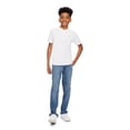 thumbnail image 2 of Camiseta Tommy Hilfiger Core para niños pequeños con cuello en V, blanca, talla 4, 2 of 3