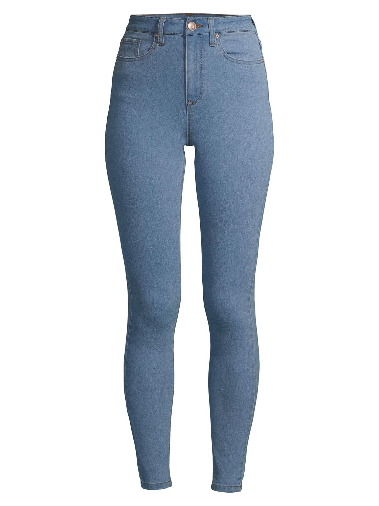 NoBo No Boundaries Jeans Juniors Size 21 High-Waist Skinny Crop 2 Button  Zip Fly