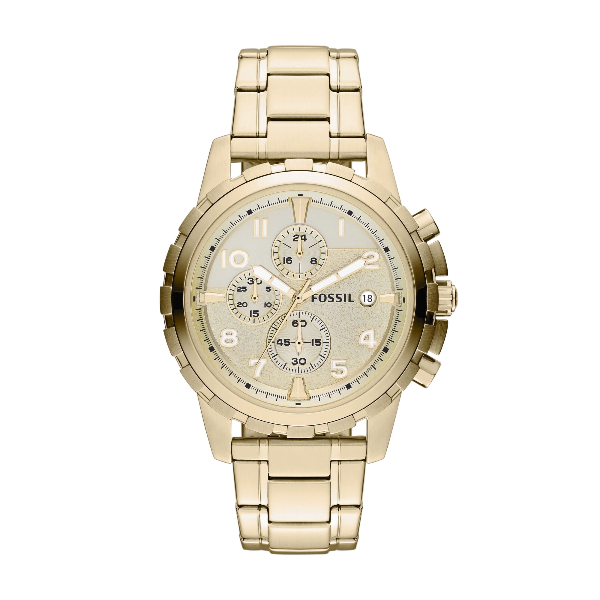 Fossil Men's Dean Stainless Steel Chronograph Watch (Style: FS4867)