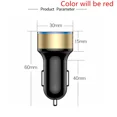 thumbnail image 3 of OPAL- Fast Car Phone Charger Adapter Dual Usb Port 3.1A Led Digital Display Voltmeter, 3 of 6