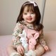 thumbnail image 1 of Muñeca Wamdoll Reborn Princess Girl de 71 cm con pelo y atuendo castaños, 1 of 6