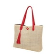 thumbnail image 2 of Bolso de hombro para mujer, moderno, informal, con cierre de cremallera rojo, 2 of 9