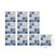 thumbnail image 2 of 10 Uds. Pegatina de azulejo de cristal 3D autoadhesiva de PVC DIY, pegatina de pared de azulejo de vidrio impermeable para decoración del hogar, sala de estar y cocina, 2 of 5