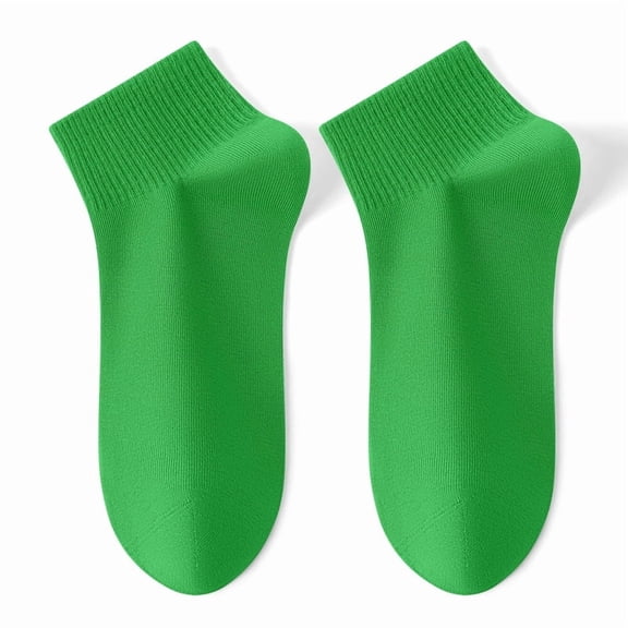 XmhyTop-A 3 Pairs Casual Ankle Socks Soft Everyday Socks, Low Cut Comfy Socks,Dark Green
