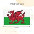 thumbnail image 3 of Welsh Flag Flag Flag 3x5ft Double-Sided Printing Indoor/Outdoor Decorative Banner National Flag, 3 of 7