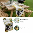 thumbnail image 5 of Farmhouse Cow Table Runner - 70 Inch Long, Kitchen Dining Table Runner Dresser Scarves, Pastoral Sunflower Botanical Gray Plaid Farmhouse Decor for Coffee Tables Wedding Party Banquet, 5 of 8
