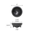 thumbnail image 2 of Excellante 4" X 4" X 1 5/8", 4 OZ plastic molcajete salsa bowl, black, NSF, comes in PACK OF 4, 2 of 2
