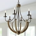 thumbnail image 2 of Capital Lighting - Tybee - Chandelier 6 Light Nordic Grey - in Industrial style, 2 of 10