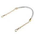 thumbnail image 1 of Reemplazo de correa de cadena de metal de cuero 60cm - Bolso bandolera extraíble Plata Colcomx Reemplazo de la correa del bolso, 1 of 7