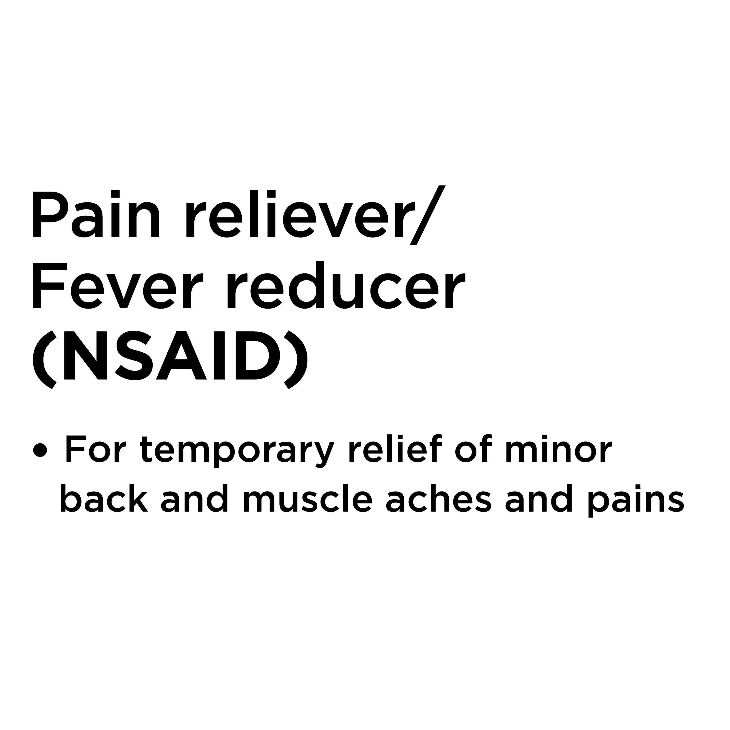 Equate All Day Back & Muscle Pain Relief Naproxen Sodium Tablets, 220mg, 90 Count, Compare to Aleve® Back and Muscle Pain Tablets Active Ingredient