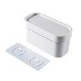 thumbnail image 3 of Dispensador de soporte para bolsa de basura multiusos, organizador de cubos de cocina, soporte para bolsa de , dispensador de bolsa de Blanco Soledad titular de la basura, 3 of 3