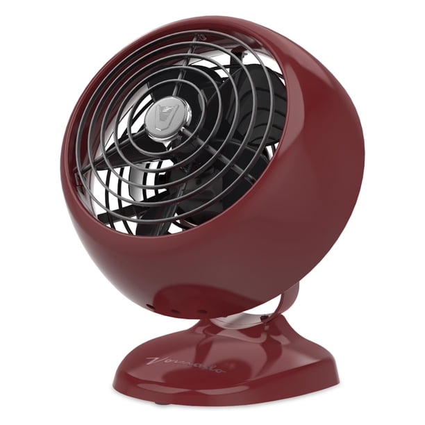 Miniventilador Vornado VFAN Vintage Circulator de 2 velocidades, color granate