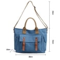 thumbnail image 2 of Bolso de mano con asa superior para mujer, bolso de hombro, bolso de mensajero, bolso cruzado, bolso de viaje para el trabajo, 2 of 5