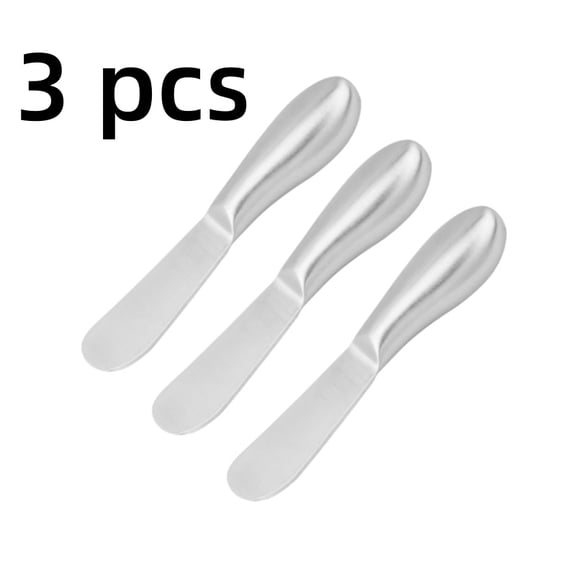Vruelia 3 Pcs Hand Tools Cheese Butter Knife Icing Spatula Breakfast Sandwich Stick Spreader