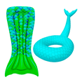 thumbnail image 1 of Kit Montable Cola de Sirena Verde + Dona Salvavidas Cola de Sirena Turquesa Importadora La Merced Plástico Resistente, 1 of 5