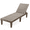 Brown, variant on Gymax Patio Outdoor Chaise Lounge Chair Recliner w/ Adjustable Backrest Black