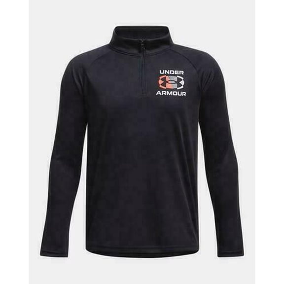 Under Armour Boys MFO Velocity 1/4 Zip Black Size 4