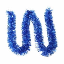 Metallic Christmas Garland 70.87 Inch, 4 Pack Tinsel Streamers for Xmas Tree Holiday Decorations,Foil Garland for Home Indoor Outdoor Wedding Party Supplies, Thin Thick Twist Design