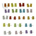 thumbnail image 6 of Giaone 10 Pack Bear Jewelry Making Beads Acrylic Material for Bracelet Bangle Necklace, 6 of 20