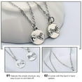 thumbnail image 3 of Luxshiny 2-Pack Delicate Friend Necklaces with Hand-in-Hand Pendant, Assorted Colors, Stylish Fashion Jewelry, 3 of 8
