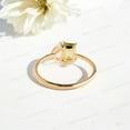 thumbnail image 3 of JEWELRYTREASURE 8x6 mm / 1 Ct Emerald Cut Peridot Ring Toi et Moi Ring Pear Diamond Ring Yellow Gold Plated Engagement Ring August Birthstone Statement Jewelry Gift for Her, 3 of 3