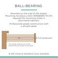 thumbnail image 6 of Liberty Hardware, Bottom Mount Drawer Slide with Hinge Included, 15.7 Inches, 6 of 7
