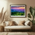 thumbnail image 3 of Cowee Mountains Overlook - North Carolina Photography Black Framed Wall Art Print 16 x 20 inches, 3 of 4