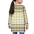 thumbnail image 4 of Favoffer Girls’ Plaid Print Cardigan Open-Front Long Sleeve Coat with Pockets Fall Wear Big Kid 5-14Y, 4 of 7