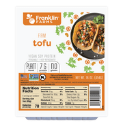 Franklin Farms Refrigerated Vegan Soy Protein Firm Tofu, 16 oz