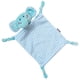 thumbnail image 4 of EeaseMX Paño de dentición para bebés, manta de felpa cuadrada a rayas, juguete de toalla tranquilizadora para bebés (elefante azul), 4 of 4