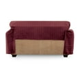 thumbnail image 3 of Innovative Textile Solutions 1-Piece Mason Throw Sofa Slipcover, Wine, 3 of 5