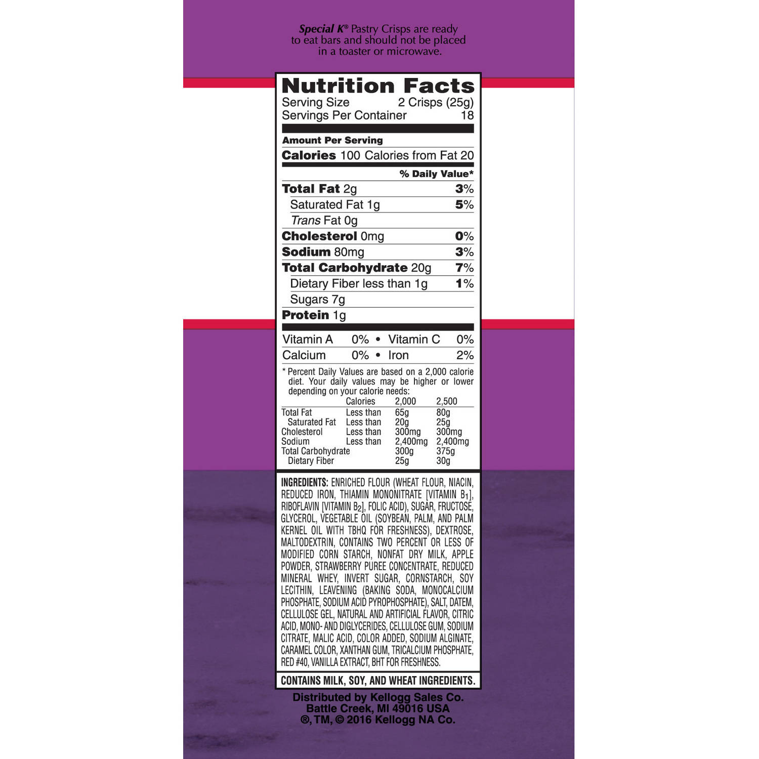 Special K Nutrition Facts Strawberry Besto Blog