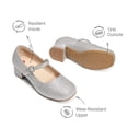 thumbnail image 4 of DREAM PAIRS Girls Mary Jane Low Heel Dress Shoes Flower Party Wedding Pumps for Little and Big Kids, 4 of 6