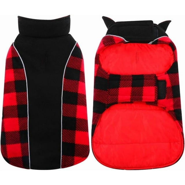 Chaqueta impermeable reversible Kuoser Dog Coat Kuoser para perros medianos