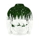 thumbnail image 5 of Ceisia Warm Fleece-Lined Mens Loose Fit Christmas Print Half-Zip Stand Collar Sweatshirt Gifts, 5 of 6