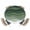 green, variant on Dark Red Color Gradient Art Fitted Round Tablecloths Elastic Edged Table Covers 45"-54",Abstract Water Ripple Wavy Stripe Waterproof Dining Room Kitchen Table Cloth for Holiday Party Tables Decor