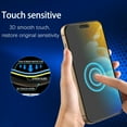 thumbnail image 5 of [2-Pack Matte Privacy Screen Protector for iPhone 16 Pro Tempered Glass, Anti-Fingerprint, Smooth as Silk, Anti Scratch, Anti-Reflection, Easy to Install, 5 of 6